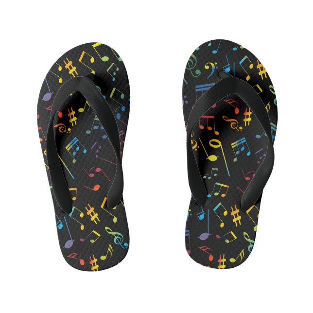 Musical Notes 5 Kid's Jandals (Footbed)