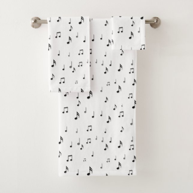 Musical Notes Bath Towel Set (Insitu)