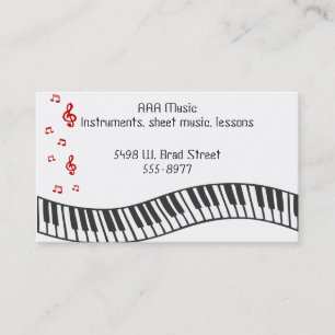 Musical Notes Business Card