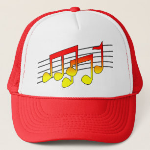 musical notes cap