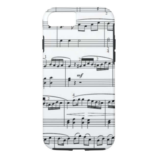 musical notes Case-Mate iPhone case (Back)