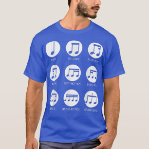 Musical Notes Classical Music Composer Teacher Stu T-Shirt