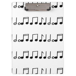 Musical Notes Clipboard