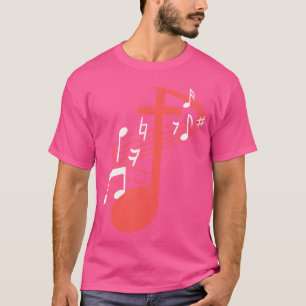 Musical Notes Cross Christ Jesus Church Music frie T-Shirt