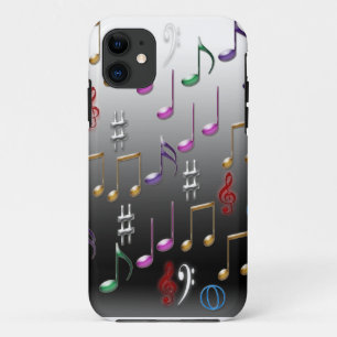 Musical notes design Iphone case cover