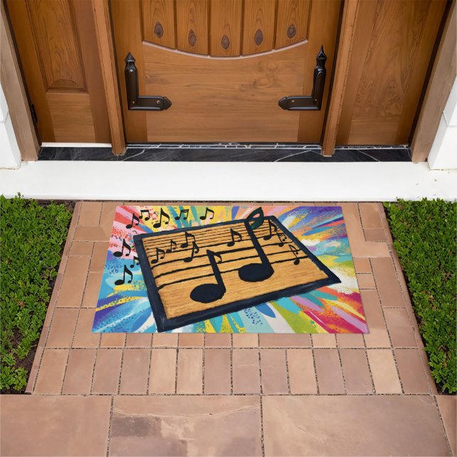 Musical Notes Doormat (Outdoor)
