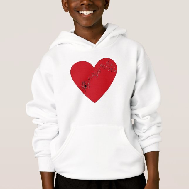 Musical notes in the heart (Front)