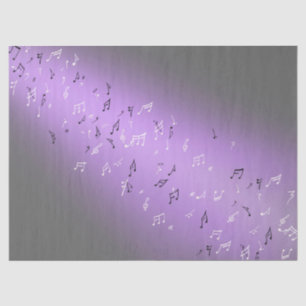 Musical Notes in the moonlight Tissue Paper