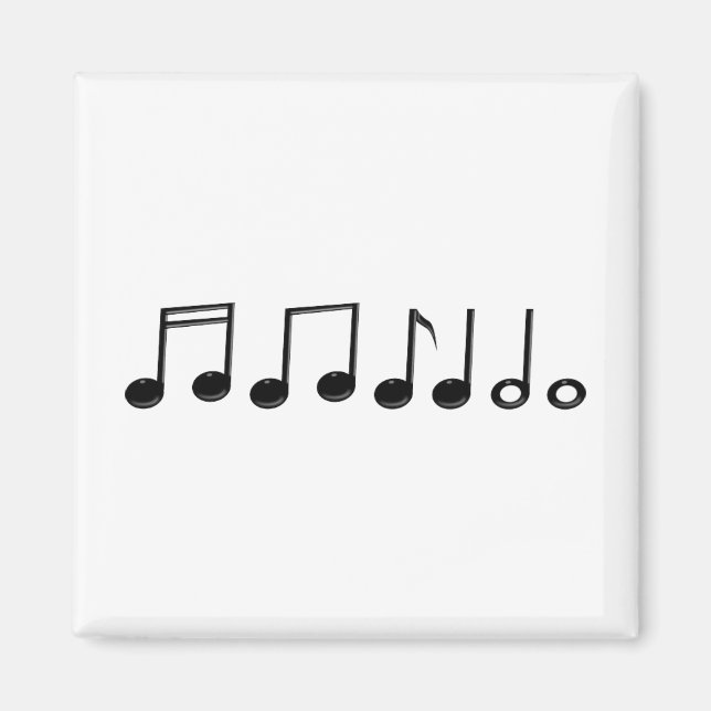 Musical Notes Magnet (Front)