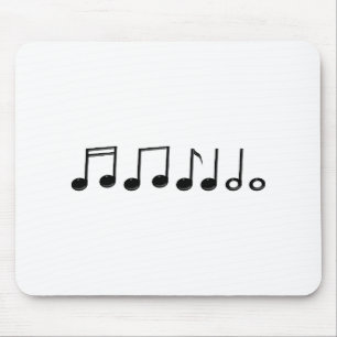 Musical Notes Mouse Pad