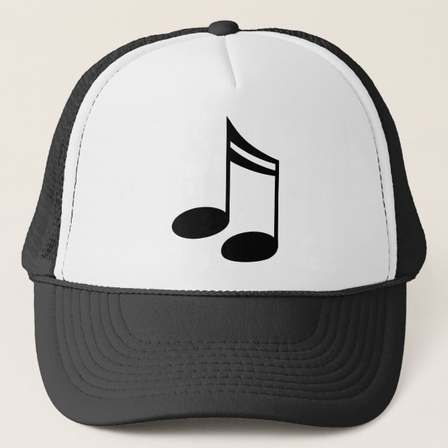 Musical Notes Music Gift Trucker Hat (Front)