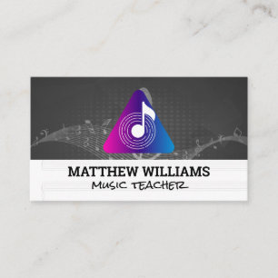  Musical Notes Music Sheets   Sound Band Business Card