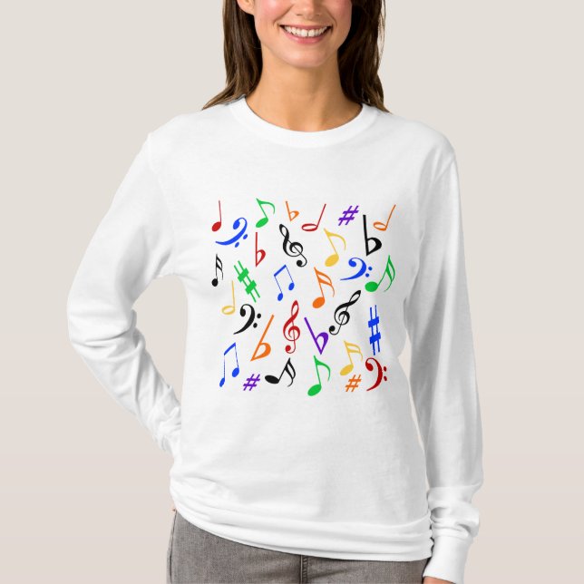Musical Notes Music Shirt (Front)