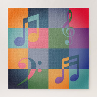 Musical Notes | Music Themed Art Jigsaw Puzzle