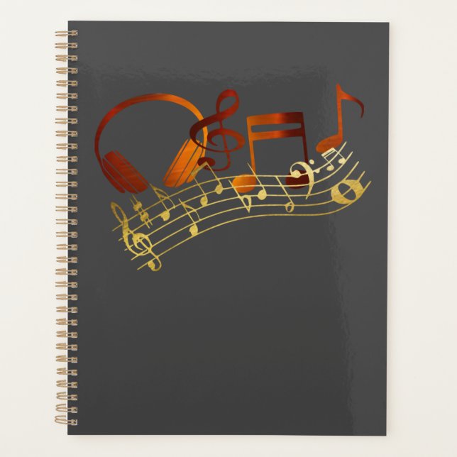 Musical Notes Planner (Front)