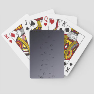 Musical Notes Playing Cards