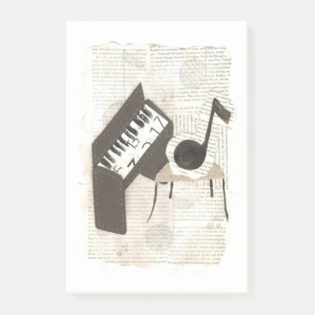 Musical Notes Post-It Notes (Front)