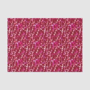 Musical Notes print - burgundy, multi Tissue Paper