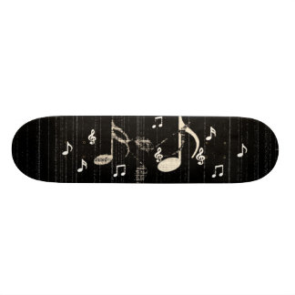 musical notes skateboard