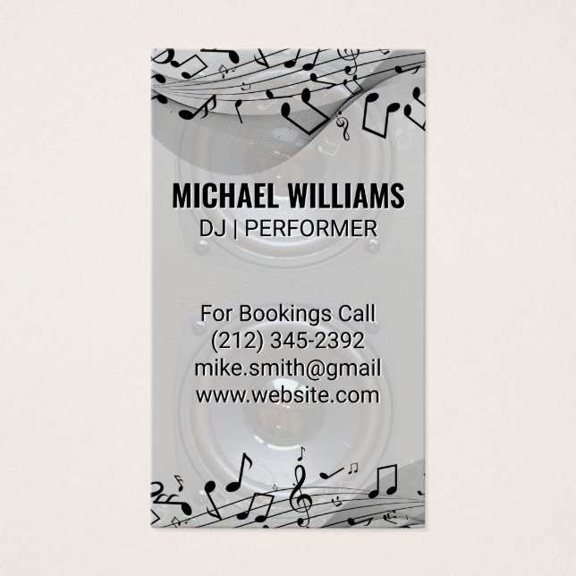 Musical Notes | Sound Speakers (Front)