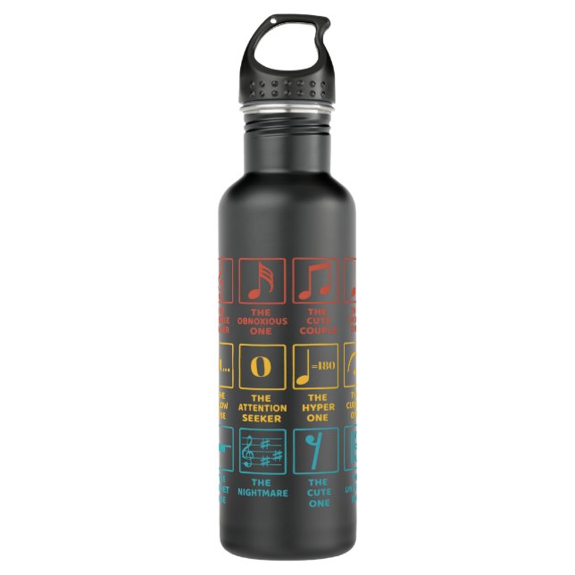 Musical Notes Symbol Definition 147 710 Ml Water Bottle (Front)
