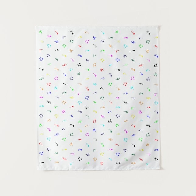 Musical Notes Tapestry (Front)