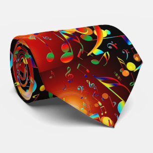 Musical Notes Tie
