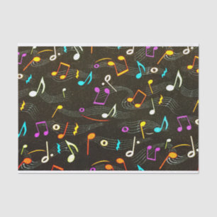 musical notes tissue paper