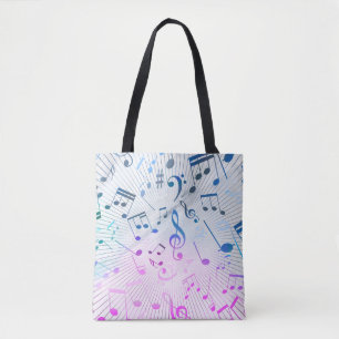 Musical Notes Tote Bag