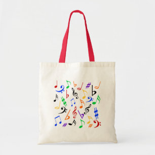 Musical Notes Tote Bag - Multi