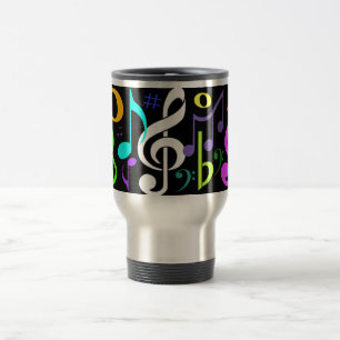 Musical Notes Travel Mug