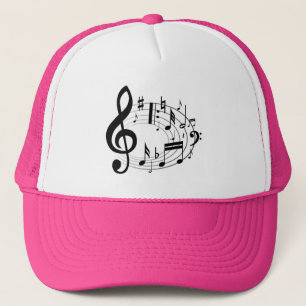 Musical Notes Trucker Hat
