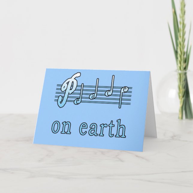 Musical Peace on Earth Cards (Front)