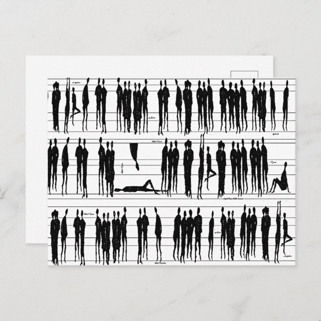 MUSICAL PEOPLE Postcard (Front/Back)