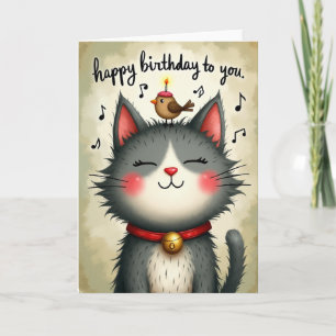 Musical Pet Birthday Card