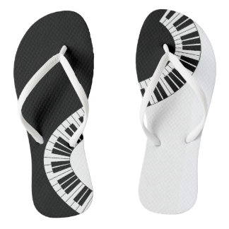 Musical Piano Keyboard Music Teacher Singer Jandals