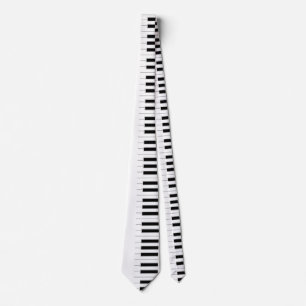 Musical Piano Keys Tie