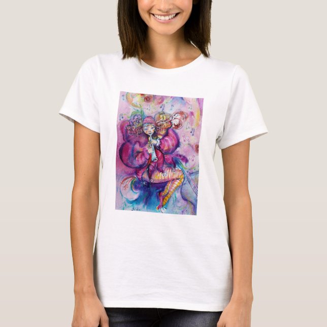 MUSICAL PINK CLOWN T-Shirt (Front)