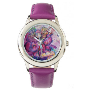 MUSICAL PINK CLOWN WATCH