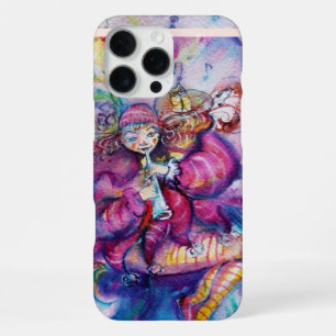 MUSICAL PINK CLOWN WITH OWL iPhone 16 PRO MAX CASE