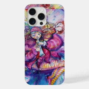 MUSICAL PINK CLOWN WITH OWL iPhone 15 PRO MAX CASE