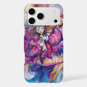 MUSICAL PINK CLOWN WITH OWL Music Notes