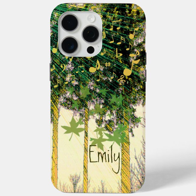 Musical Rays of Hope Trees Case-Mate iPhone Case (Back)