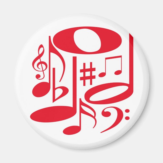 Musical Red Magnet (Front)