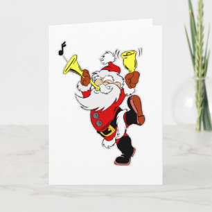 Musical Santa Claus Holiday Card