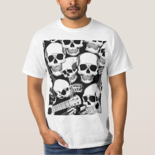 Musical Skulls: Rhythm and Life T-Shirt