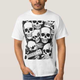 Musical Skulls: Rhythm and Life T-Shirt