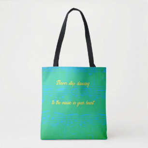 Musical Steps- Seaside Sway Tote Bag