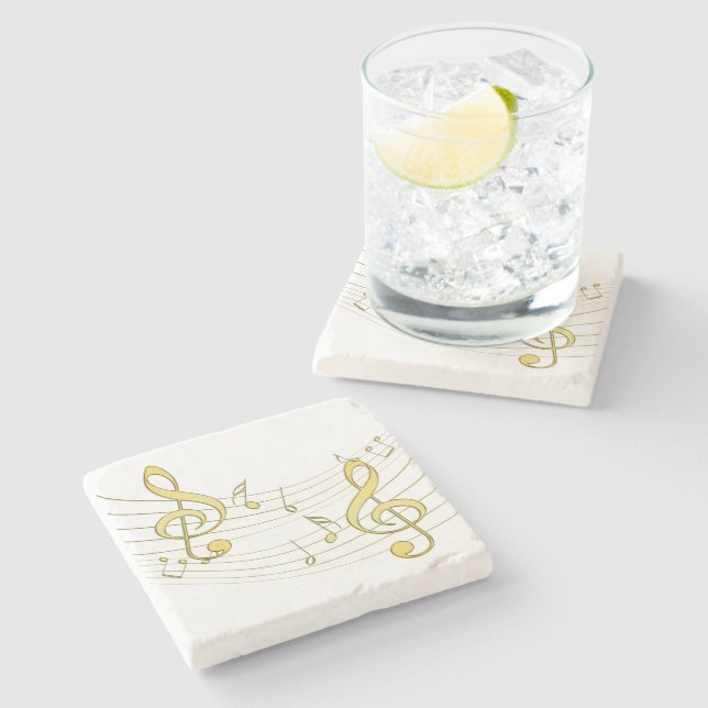 Musical Stone Coaster (Side)