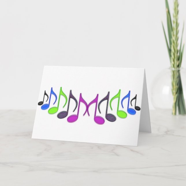 Musical Symbol "M" Card (Front)